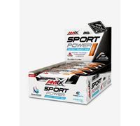 Amix Sport Power Energy Bars Box Orange 45g 20 Units White