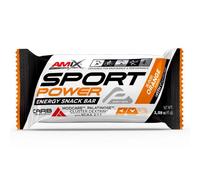 Amix Sport Power Energy Bars Box Orange 45g 20 Units One Size
