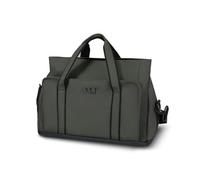 AMJ Large Weekender Bag for Women Men, Waterproof Travel Duffel Bag with Multiple Pockets, Lightweight Carry On Overnight Bag for Airplane, Gym, Business Trip, Army Green, 18.5"L x 8.85"W x 12.59"H