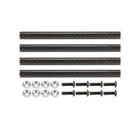 AMK 1/10 RC Crawler Body 67-78mm Black Carbon Fibre Braces for 1/10 RC Crawler LCG Chassis Gspeed Dluxfab Element Gmade R1 SCX10 Comp Builds TRX4 Upgrades Accessories (1/10 RC Crawler Body 78mm 4pcs)