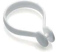 AMK® Croydex Shower Curtain Button Rings Pack of 12 White Colour For Rods Up To Diameter 29 mm Fits Standard Curtains