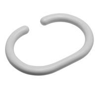 AMK® Croydex Shower Curtain C Rings Pack of 12 White Colour For Rods Up To Diameter 33 mm Fits Standard Curtains