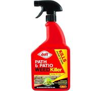 AMK® Doff Patio & Path Weedkiller 1L Easy Ready to Use Kills Weeds & Roots Weed Killer Trigger Spray Driveway Garden