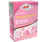 AMK® Doff Sequestered Iron Plant Tonic Feed Food With Magnesium 5 x 15g Sachets Fertiliser Garden