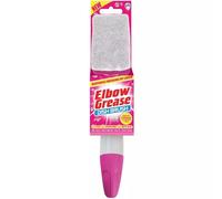 AMK® Elbow Grease Pink Dish Brush For Washing Up Dishes Pans Pots Trays With Comfortable Grip Handle
