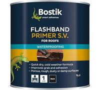 AMK® Evo Stik Flash Band Primer SV 1L Flexible New Build Or Emergency Repair Application Water Tight Seal Strong Hold