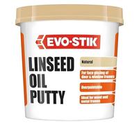 AMK® Evo Stik Multi Purpose Linseed Oil Putty 2kg Natural Face Glazing Door Window Frames Overpaintable Metal DIY At Home