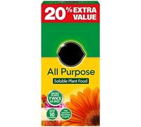 AMK® Miracle Gro All Purpose Plant Food 1.2kg Soluble Feed for Bigger Plants Flowers Vegetables Fruits Herbs Indoor Outdoor Universal Fertiliser Granules Makes 180 Litres