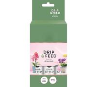 AMK® Miracle Gro Drip & Feed Orchid 3 Pack Plant Food Ready to Use Feeders for Indoor Houseplants and Flowers Each Feeds for 4 Weeks Specialist Liquid Fertiliser