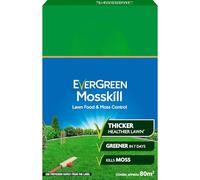 AMK® Miracle Gro Evergreen Mosskill With Lawn Food 80m2 Granular Fertiliser that Kills Moss and Feeds Grass for a Greener Thicker Turf in 7 Days Treatment