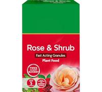 AMK® Miracle Gro Rose & Shrub Plant Food 3kg Carton Slow Release Granular Fertiliser Feeds for 6 Months with Iron for Bigger Blooms and Healthier Garden Flowers