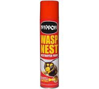 AMK® Nippon Wasp Nest Destroyer Foam 300ml Fast Acting Killer Spray with 2 Metre Jet for Eradicating Wasps in Lofts Sheds and Cavities Aerosol Pest Control