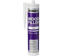 AMK® Ronseal Multi Purpose Wood Filler Cartridge 310ml White Repair Fill Suitable for Paint Finish Crack Resistant