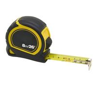 AMK® Stanley Tylon Pocket Tape Measure 8m 26ft Wide Blade Metric Imperial, 473005