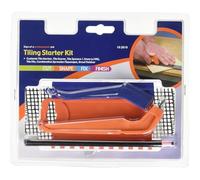 AMK® Vitrex Tile Starter Kit for DIY Tiling Projects with Adhesive Spreader Grout Finisher Spacers & Sponge Essential Hand Tools for Bathroom & Kitchen Walls