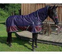 AMKA Outdoor Blanket 1200D 200 g Filling Dark Blue/Wine Red with Neck Piece