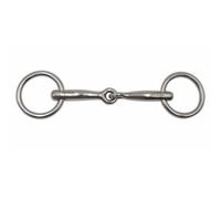 AMKA Pony Snaffle Bit Stainless Steel Thickness 10 mm Rings 40 mm 7.5-9.5-10.5 cm