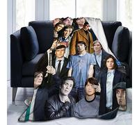 Amkong Blanket Cillian Murphy Soft and Comfortable Wool Fleece Throw Blankets for Sofa Office car Camping Yoga Travel Home Decoration Cozy Plush Beach Blanket Gift