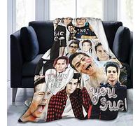 Amkong Dylan O'Brien Ultra Soft Throw Blanket Flannel Fleece All Season Light Weight Living Room/Bedroom Warm Blanket 50"x40"