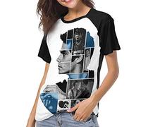 Amkong Dylan O'brien Women's Baseball Short Sleeves Funny T-Shirt Black