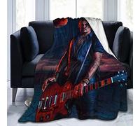 Amkong Johnny Depp Blanket 3D Print Plush Lamb Blanket Bedding Decor for Living Room Bedroom Dorm Decor 50x40 inch