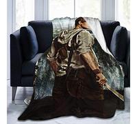Amkong Thomas Brodie-Sangster Flannel Fleece Throw Blanket 3D Printing Poster Blanket- Super Soft, Lightweight, Cozy and Decorative for Bed, Sofa and Couch 50"x40"