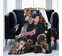 Amkong Thomas Brodie-Sangster Ultra-Soft Micro Flannel Fleece Blanket Big 3D Printing Bedroom Living Room Throw Blanket Home Decor for Bed Couch Chair Sofa Travel for Adults Kids