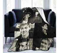 Amkong Thomas Brodie-Sangster Ultra-Soft Micro Fleece Throw Blankets for Home Couch Bed Sofa 80"x60"