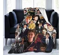 Amkong Thomas Ultra-Soft Blanket Brodie-Sangster for Children/Adults/Parents/Grandparents Xmas Birthday Gift 50x40 Inch