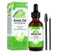 Amla Hair Oil, Amla Oil for Hair Growth, 100% Natural Indian Amla Hair Oil for Strong, Long & Thick Hair, Nourishes Scalp, Promotes Hair Growth, Controls Hair Fall, 60ML