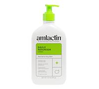 AmLactin Daily Moisturizing Body Lotion, 14.1 Ounce Bottle with Pump, Paraben Free
