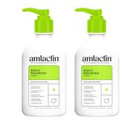 AmLactin Daily Moisturizing Body Lotion Twin Pack, (2) 7.9 Ounce Bottles, Paraben Free
