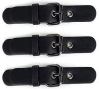 Amlhy 3Pcs Black Metal Leather Clasp Fasteners Closure Clip Buckle Clasp Pin for Jacket Coat Handmade Sewing Accessories - E
