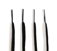 Amlhy 9mm Bicolor Shoelaces Two-Tone Flat Shoelaces Colorful Laces for Sneakers Casual Shoes - B1-160cm