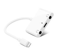AMLLXEN Headphone Jack Adapter for iPhone, Dual 3.5mm Headphon Jack Adapter with Charging Splitter Compatible with iPhone 14/13/12/11/XS/XS Max/XR/X /8 /8plus/7/plus/i-Pad -Support IOS 10+