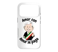 AMLO Muñeco Amlito Amor Con Amor Se Paga Funny Cartoon Mexic Case for iPhone 17 Pro