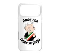AMLO Muñeco Amlito Amor Con Amor Se Paga Funny Cartoon Mexic Case for iPhone 17 Pro Max