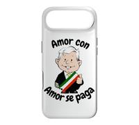 AMLO Muñeco Amlito Amor Con Amor Se Paga Funny Cartoon Mexic Case for iPhone Air
