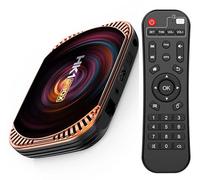 Amlogic S905X4 Smart Android 11.0 Box HK1 Box X4 4GB 64GB Support Upto 8K 3D Dual Wi-Fi 2.4/5 GHz BT 4.0 TV Box Quad Core Media Player