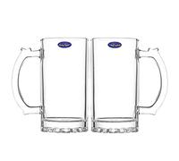 Amlong Crystal Lead Free Beer Mug - 16 oz, Set of 2