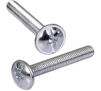 AMLOOPH M4 Cabinet Drawer Handle Screws, 12 Pack with 25mm Bolts for Cupboard and Door Knobs