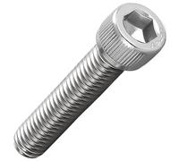 AMLOOPH M6 Bolts, M6 x 100mm A2 Stainless Steel Socket Head Cap Screws10pcs | 6mm Diameter Metric Fully Threaded M6 Bolts 100mm Long Hex Socket Allen Bolts Coarse, DIN912