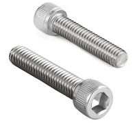 AMLOOPH M6 Screws, M6 X 70mm Allen Socket Head Cap Screws/Bolts - 6mm Diameter Fully Threaded M6 Bolts 70mm A2 Stainless Steel Long Hex Socket Bolt Coarse (Pack Of 10）