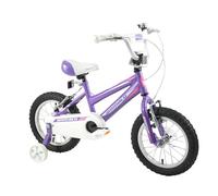 Ammaco Aura 14" Wheel Girls Kids BMX Bike Purple Stabilisers Age 4 Years +