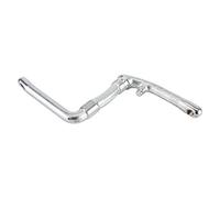 Ammaco BMX Childrens Bike Bicycle 140mm One Piece Crank For 1/2" Pedals Chrome Silver