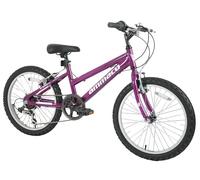 Ammaco Eternity 6 Speed Ladies Girls Mountain Bike 20" Wheel 11" Frame Purple/White