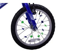 Ammaco Green & Blue Colourful Bike Wheel Spoke Beads Kids Fun Spokey Dokeys Clip On Set of 25