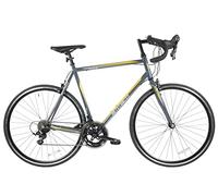 Ammaco Pace Road Racing Sports Bike Drop Bar 700c Wheel 53cm Frame Grey Yellow