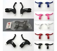 Ammaco Pair Adults Or Children's Bike V-Brake Levers 22.2mm (Blue)