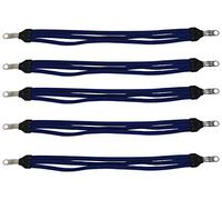 Ammaco Set of 5 Widek 47cm Triobinder Wheel Nut Bike Pannier Luggage Strap Bungee Cords Dutch City E-Bikes (Blue)